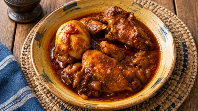 Doro Wat Recipe: The Onion Base, the Berbere, and the Numbers Four Sources Actually Give
