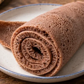 Editorial photo of injera recipe