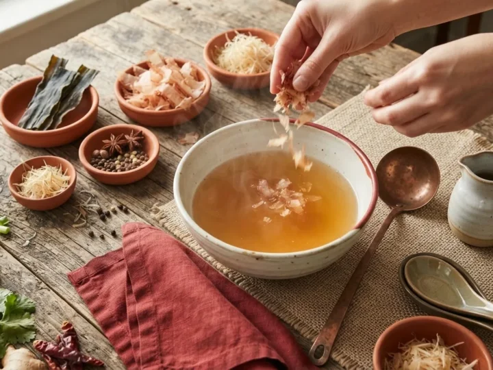 Japanese Soup Base: Dashi, Tsuyu, and Shiro Dashi, Sorted by Form and Dish