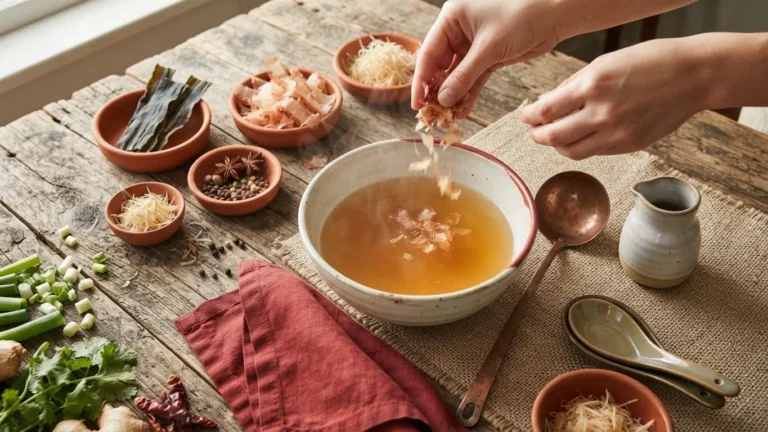 Japanese Soup Base: Dashi, Tsuyu, and Shiro Dashi, Sorted by Form and Dish