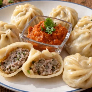 Editorial photo of momo making recipe