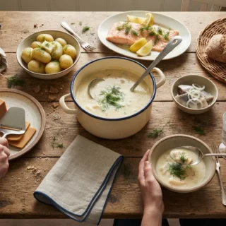 Editorial photo of norwegian dinner recipes