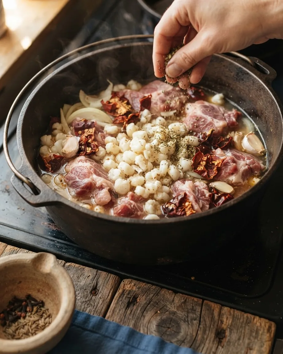 Detail view of posole: What Counts as Posole Corn, and the Times That Actually Disagree