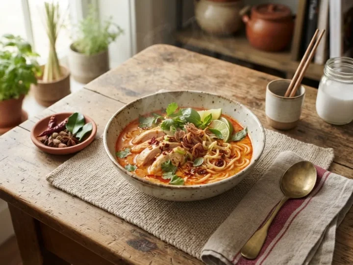Red Curry Soup: The Paste Decision, the Heat Levers, and Which Noodles Survive the Bowl