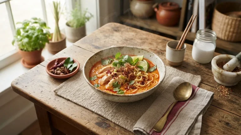 Red Curry Soup: The Paste Decision, the Heat Levers, and Which Noodles Survive the Bowl