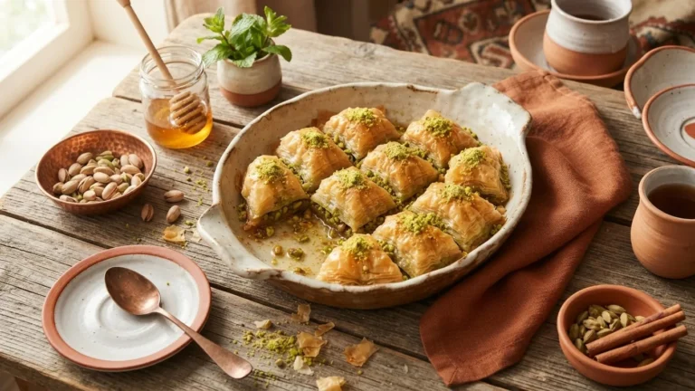 Turkish Homemade Baklava: The Hot-Cold Syrup Rule and the Two Phyllo Paths, Kept Apart
