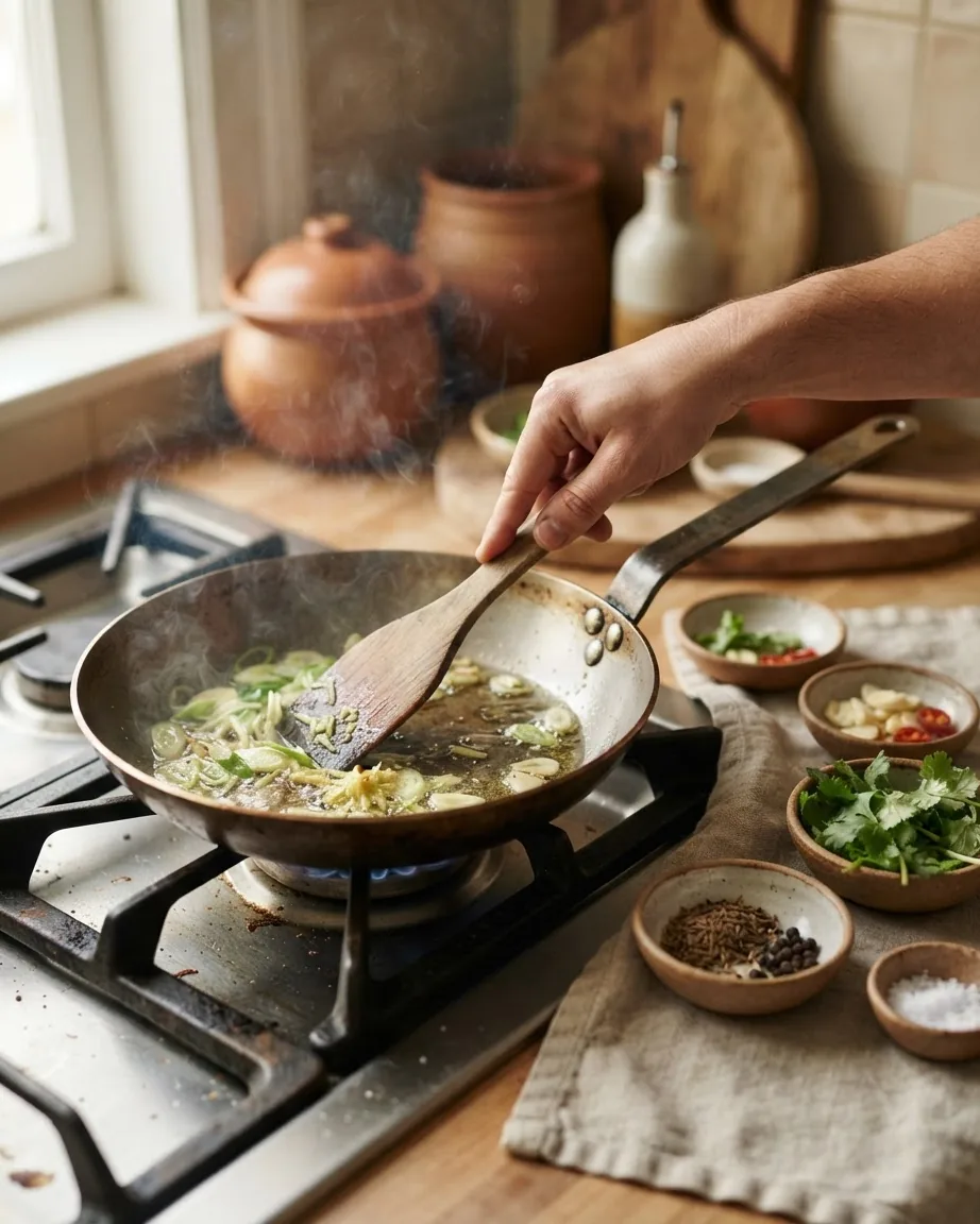 Close-up illustrating the fast bowl versus the built-up bowl: what each timing actually buys you