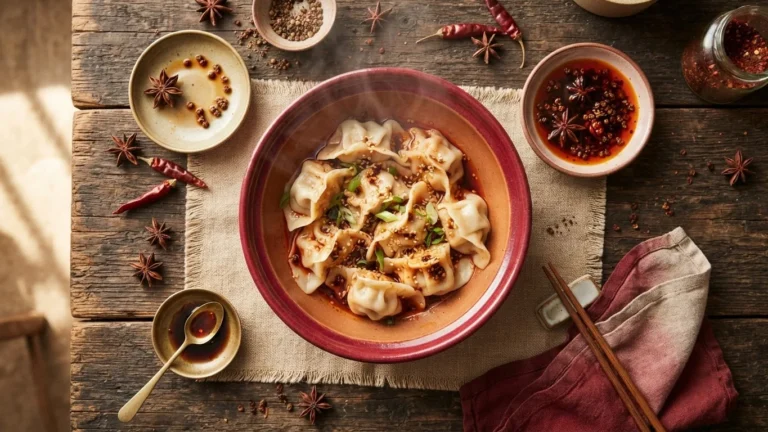Szechuan Dumplings: The Zhong Sauce, the Half-Moon Fold, and How Small They Should Be